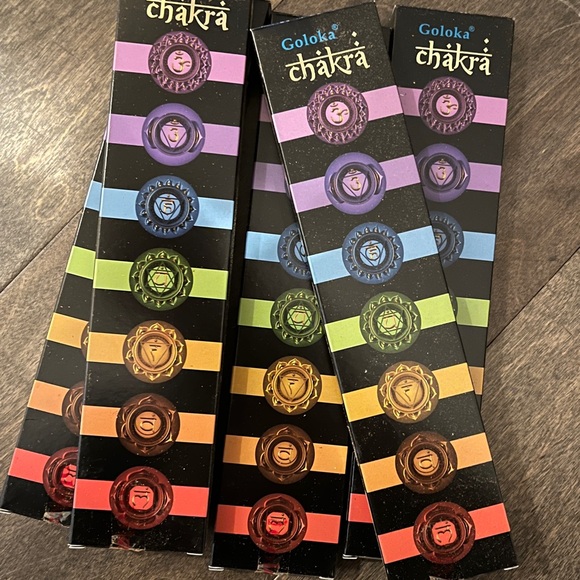 Goloka Black Other - Goloka Chakra STICK Incense 5 BOXES